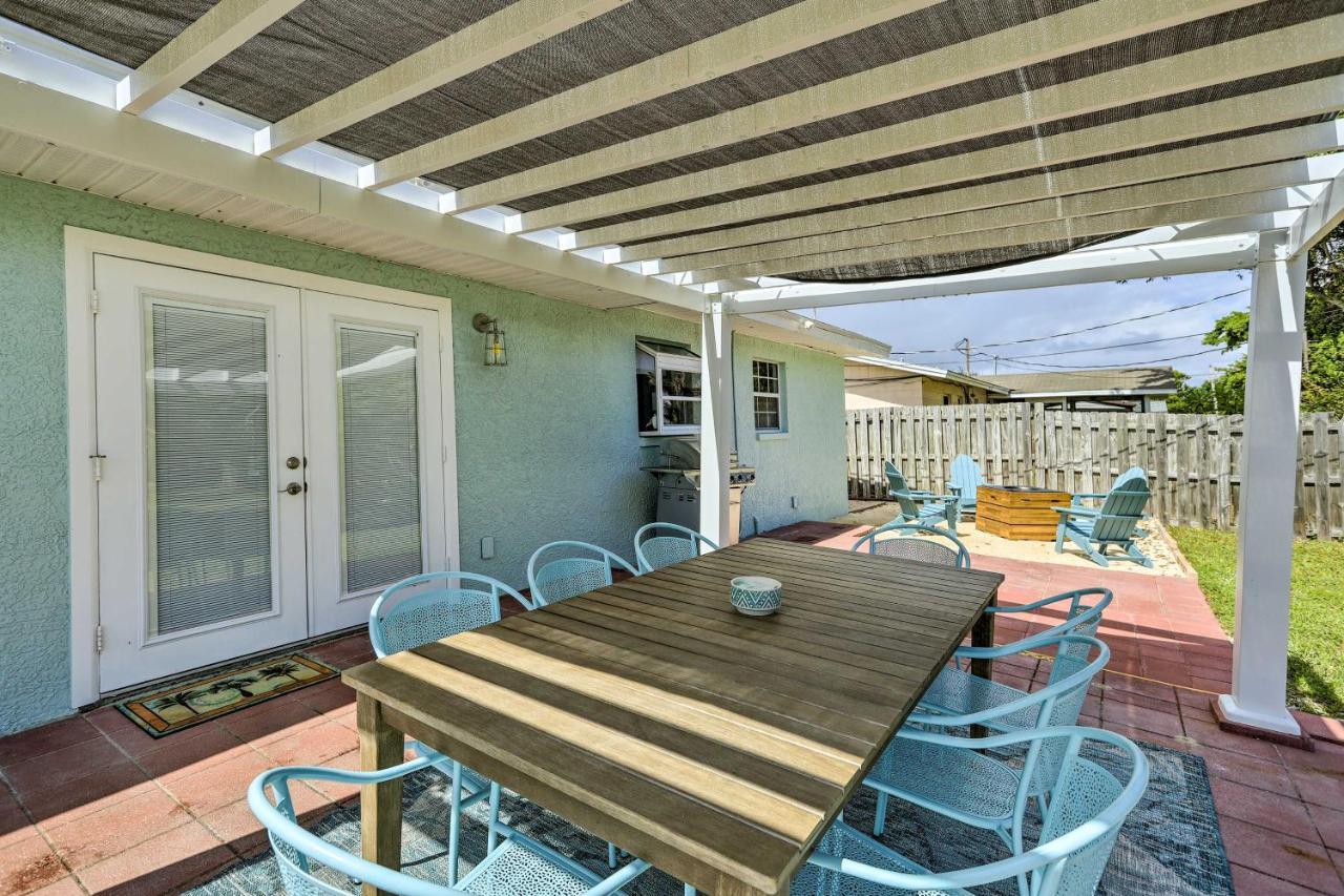 Merritt Island Home Fire Pit And Canal Access! Exterior foto